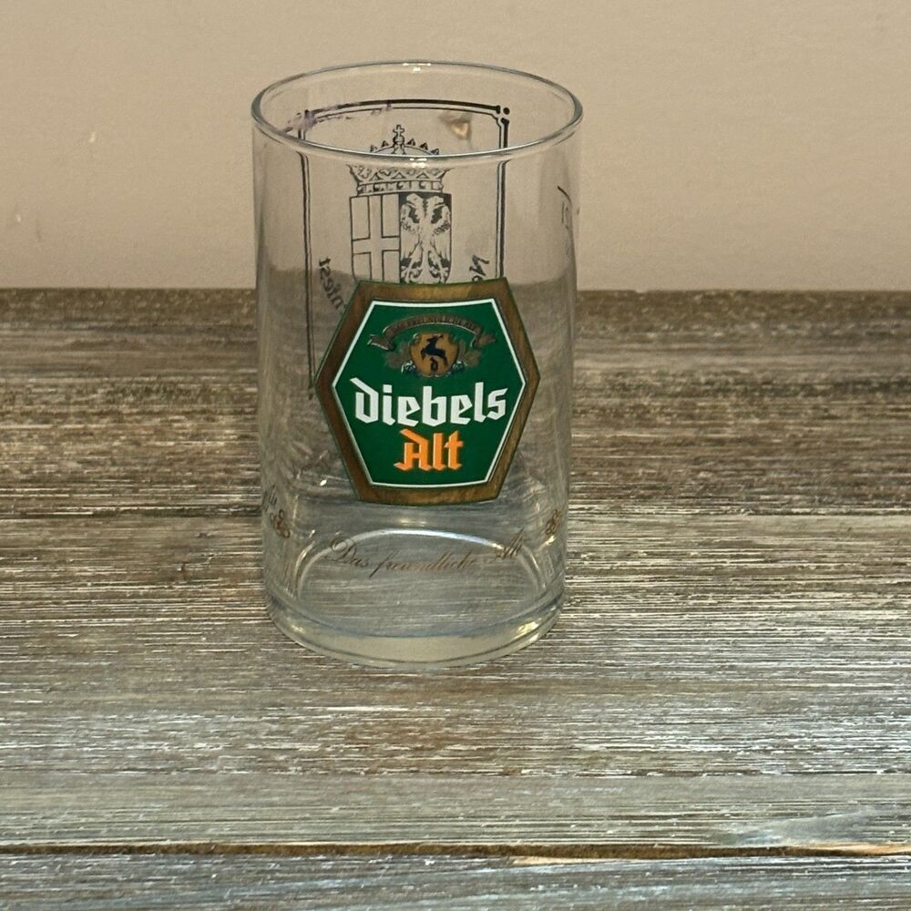 Vintage Diebels Alt Beer Glass .2 L Germany Neusser Schutzenfest 1990